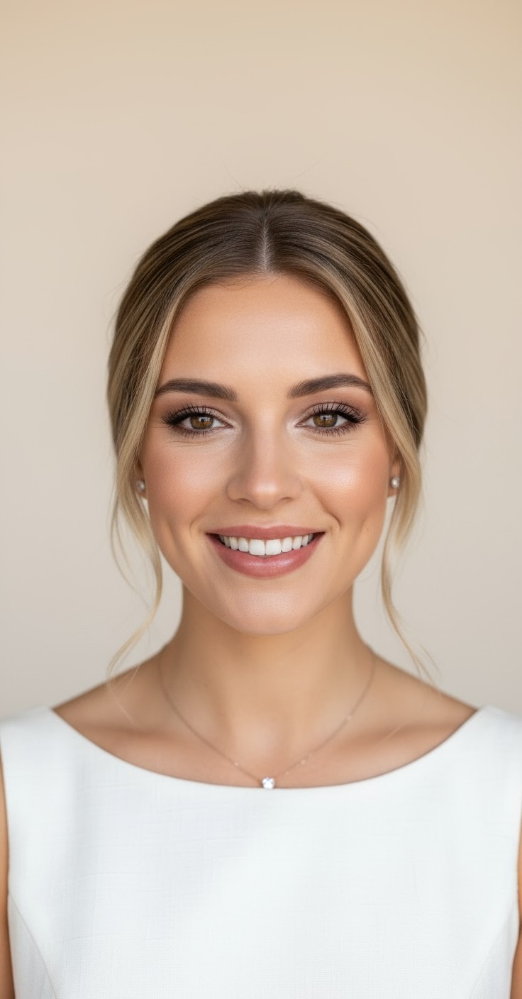 After Loose Bun Hairstyle For Wedding